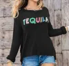 Wooden Ships Tequila Crew Cotton Sweater In Black In Black