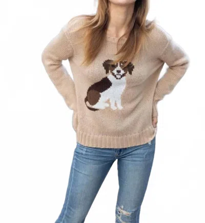 Wooden Ships Toby Crew Sweater In Chai In Brown