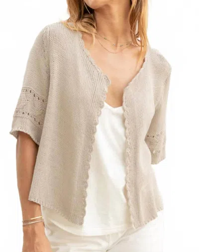 Wooden Ships Women's Calliope Cardigan In Khaki In Neutral