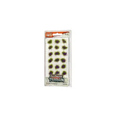 Woodland Scenics 19 X 6.35 Mm All Game Terrain - Peel N Plant Tufts Flowers Purple