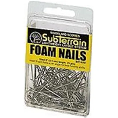 Woodland Scenics 2 In. Foam Nail Each - Pack Of 75
