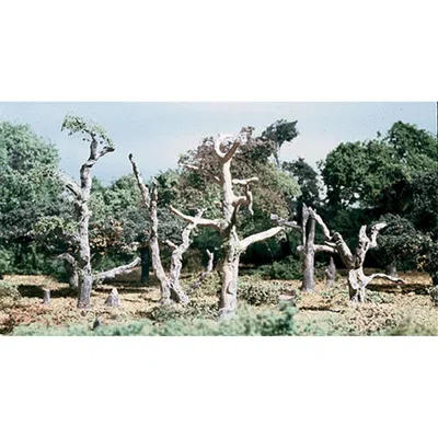 Woodland Scenics 3 In. To 4 In. Dead Trees, Tree Kit - 5 Piece