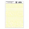 Woodland Scenics 45 Degree Numbers Usa Gothic - Yellow