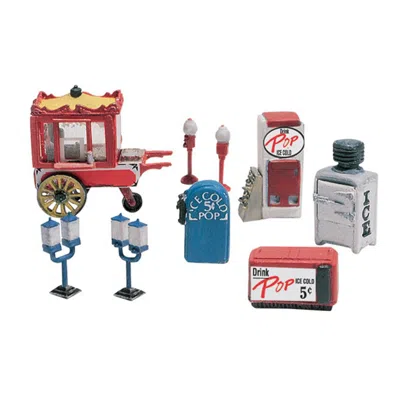 Woodland Scenics 8 Vending Machines Ho Scale Kit