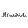 Woodland Scenics Bicycle Buddies - Ho Scale, 10 Piece