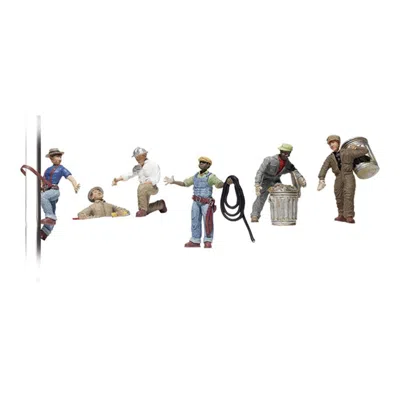 Woodland Scenics City Workers - Ho Scale, 8 Piece