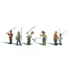 Woodland Scenics Fly Fishermen - N Scale, 6 Piece
