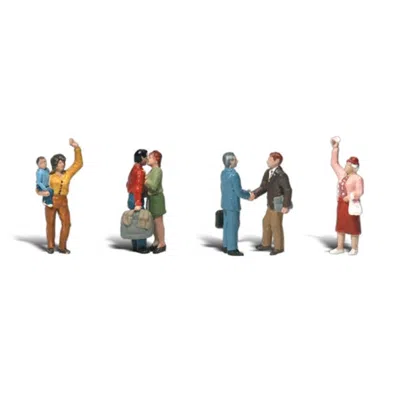 Woodland Scenics Goodbye People - N Scale, 4 Piece