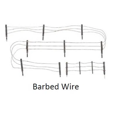 Woodland Scenics Ho Barbed Wire Fence - 15 Piece