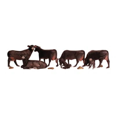Woodland Scenics Ho Black Angus Cows