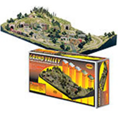 Woodland Scenics Hopper Grand Valley Lightweight Layout Kit
