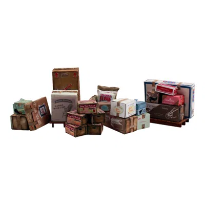 Woodland Scenics Miscellaneous Freight - N Scale, 6 Piece