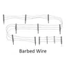 Woodland Scenics N Barbed Wire Fence - 15 Piece