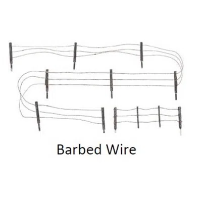 Woodland Scenics N Barbed Wire Fence - 15 Piece