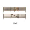 Woodland Scenics N Rail Fence - 8 Piece