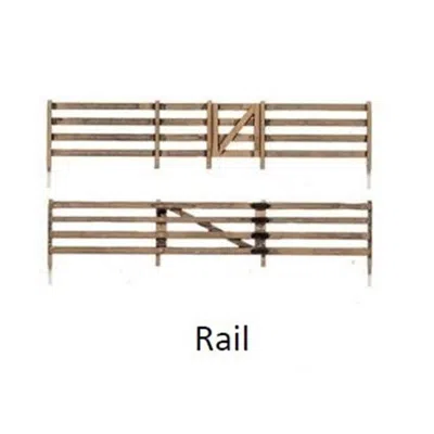 Woodland Scenics N Rail Fence - 8 Piece