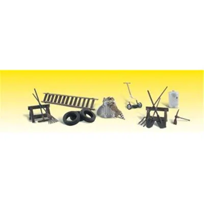 Woodland Scenics N Scale Garage Treasures