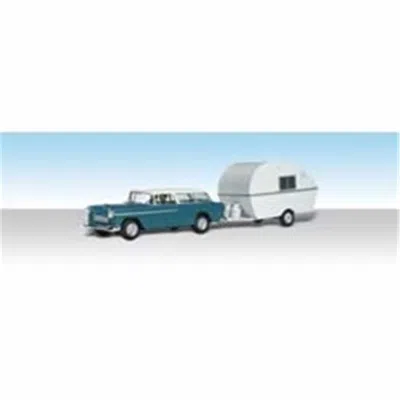 Woodland Scenics N Thompsons Travelin Trailer - Model Railroad Accessory