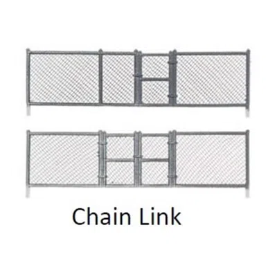 Woodland Scenics O Chain Link Fence - 8 Piece