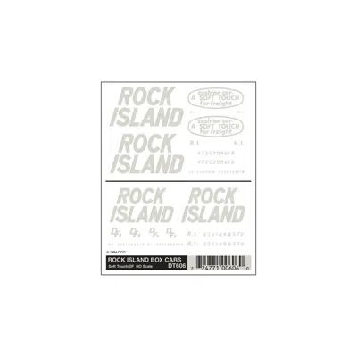 Woodland Scenics Rock Island Box Car Soft Touch Dry Transfers