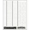 Woodland Scenics Rr Gothic Numbers - White
