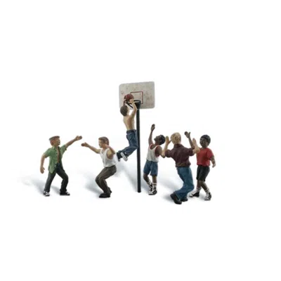 Woodland Scenics Shootin Hoops - N Scale 7 Piece