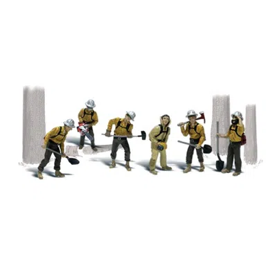 Woodland Scenics Smoke Jumpers - Ho Scale 6 Piece