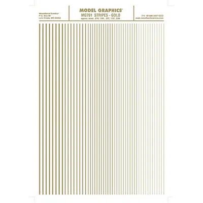 Woodland Scenics Stripes Dt, Gold