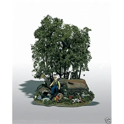 Woodland Scenics The Hunter Mini-scene Unpainted Metal Kit