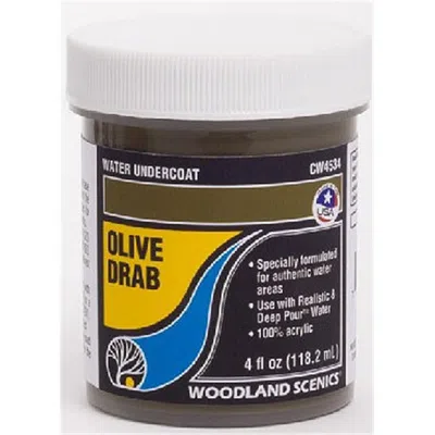 Woodland Scenics Water Undercoat - Olive Drab