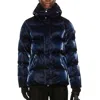 Woodpecker Bumnester Water Resistant Hooded Puffer Jacket In Blue