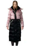 Woodpecker Bird Of Paradise Quilted Coat In Pink