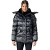 Woodpecker Bumnester 3/4 Length Quilted Coat In Black