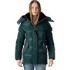 Woodpecker Bumnester 3/4 Length Quilted Coat In Gray