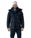 Woodpecker Bumnester 3/4 Length Quilted Coat In Multi