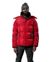 Woodpecker Bumnester 3/4 Length Quilted Coat In Red