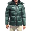 Woodpecker Men's Bumnester Heavy Weight Puffer Jacket In Avocado