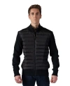 Woodpecker Hybrid Knit Jacket In Black