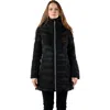 Woodpecker Long Robin Medium Weight Coat In Black