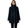 Woodpecker Long Robin Medium Weight Coat In Black
