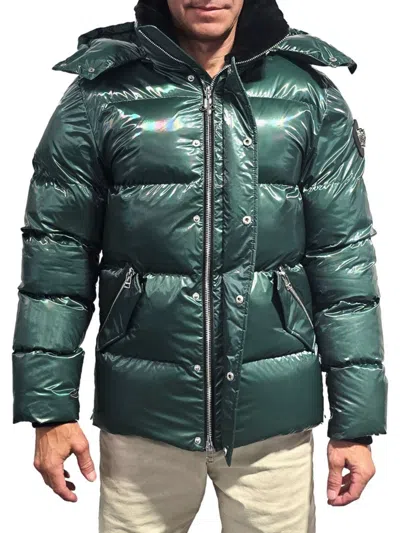 Woodpecker Men's Bumnester Heavy Weight Puffer Jacket In Avocado