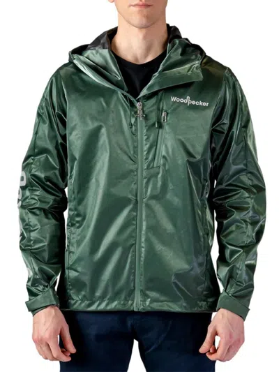 Woodpecker Men's Iridescent Waterproof Windbreaker
