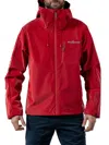 Woodpecker Wind Rain Shell Jacket In Red