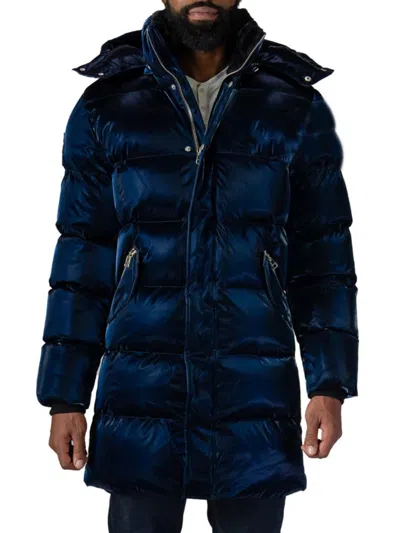 Woodpecker Men's Penguin Heavy Weight Puffer Parka In All Wet Navy