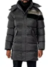 Woodpecker Penguin Water Resistant Hooded Long Puffer Jacket In Magnum