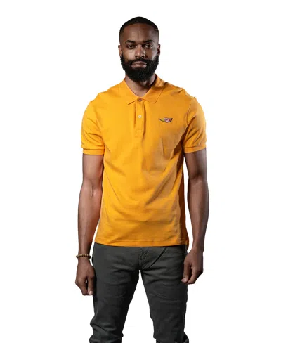 Woodpecker Men's Pima Cotton Polo Shirt In Orange