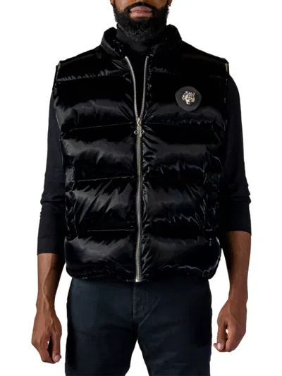 Woodpecker Men's Quilted Puffer Vest In Black