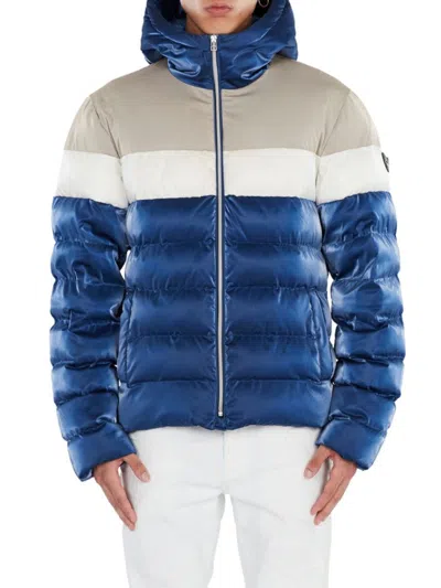 Woodpecker Men's Sparrow Medium Regular Fit Puffer Jacket In Mercury
