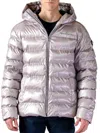 Woodpecker Men's Sparrow Medium Regular Fit Puffer Jacket In Pearl Grey