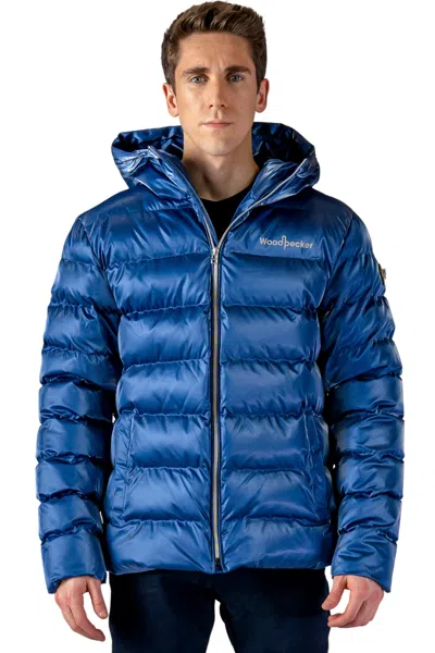 Woodpecker Men's Sparrow Medium Weight Coat In Blue